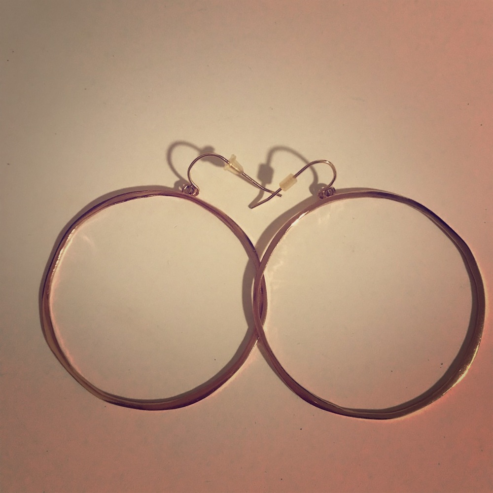 Gorjana Rose Gold Hoops
